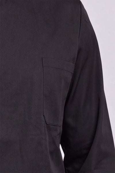 Herrenkochjacke Aaron schwarz