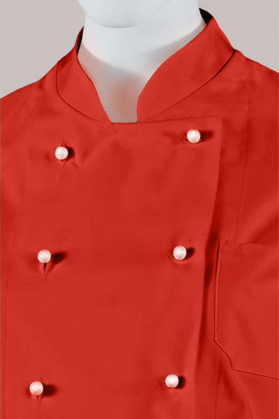 Damenkochjacke Selma rot