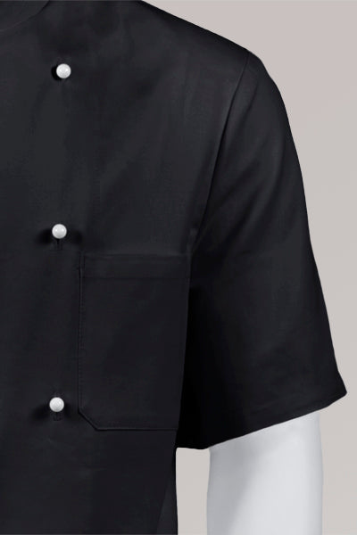 Herrenkochjacke Peter schwarz