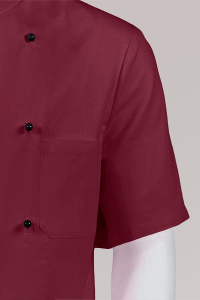 Herrenkochjacke Peter cherry