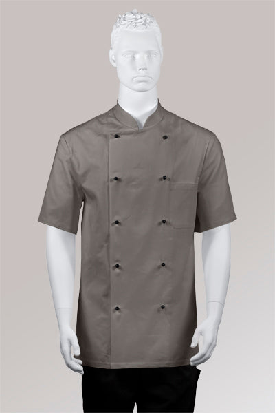 Herrenkochjacke Peter graphit