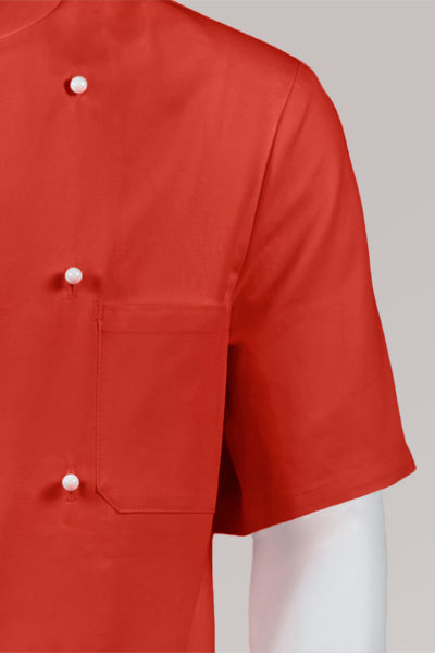 Herrenkochjacke Peter rot