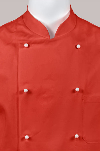 Herrenkochjacke Peter rot