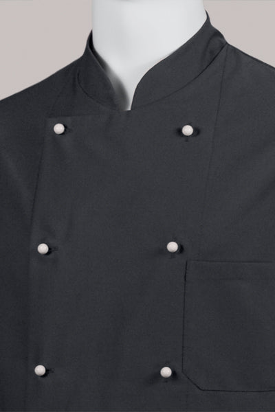 Herrenkochjacke Nathan schwarz