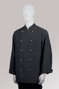 Herrenkochjacke Nathan schwarz