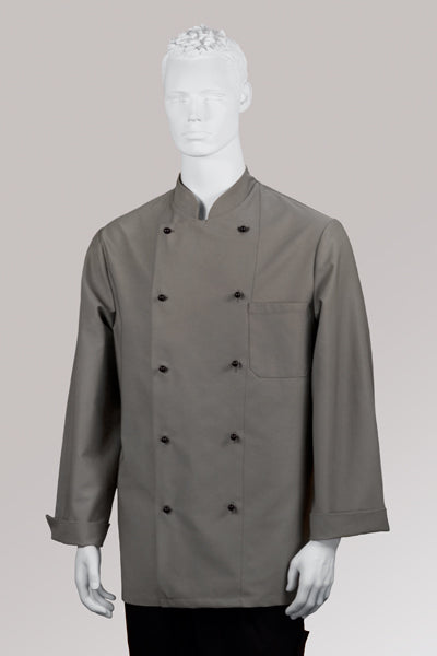 Herrenkochjacke Nathan graphit