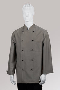 Herrenkochjacke Nathan graphit